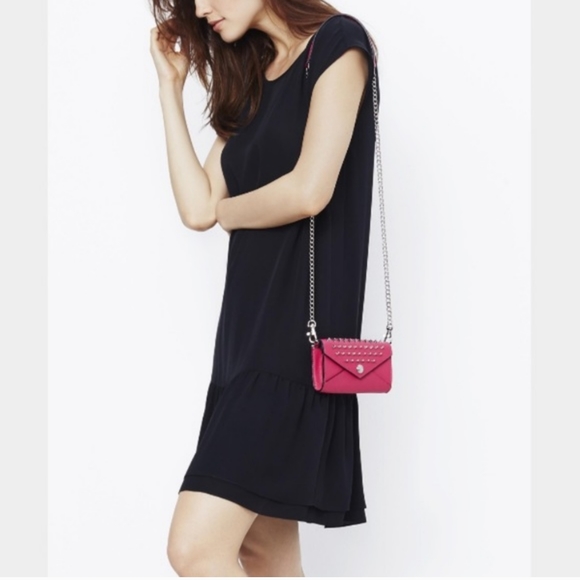 Rebecca Minkoff Pink Studded Envelope Crossbody - Picture 2 of 8